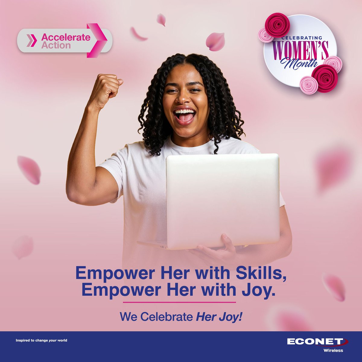 Extremely grateful to our fabulous guests <a href="/vickien1837/">Vickie Nxumalo</a> &amp; <a href="/Shalom_MSA/">Shalom_TheFinanceWiz</a> who held it down in a candid conversation on #AccelerateAction for Women. So proud of the work they, other women are doing. Huge thanks to <a href="/econetzimbabwe/">Econet Wireless</a> for supporting with speaker tokens! (tadyawoyedata 🙈)