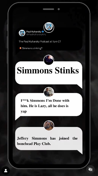 Jeffery Simmons has an instagram out that features a lot of media and fan questions about him, mine included. I understand guys use this stuff as motivation.

But that he focuses on it so much tells us a lot about him. It's March and he and his team are digging up Tweets and