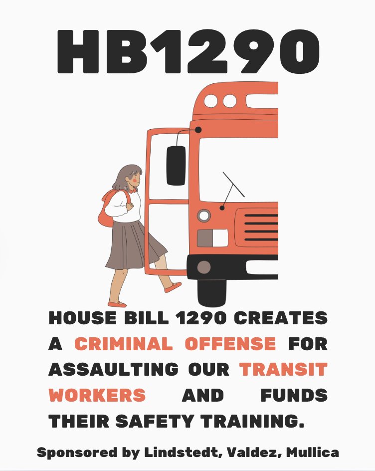 My bill, HB25-1290: Transit Worker Assault &amp; Funding for Training, passed out of the house on third reading this week! I am proud to stand with transit workers and help ensure their safety on the job. Everyone deserves to have a safe workplace.