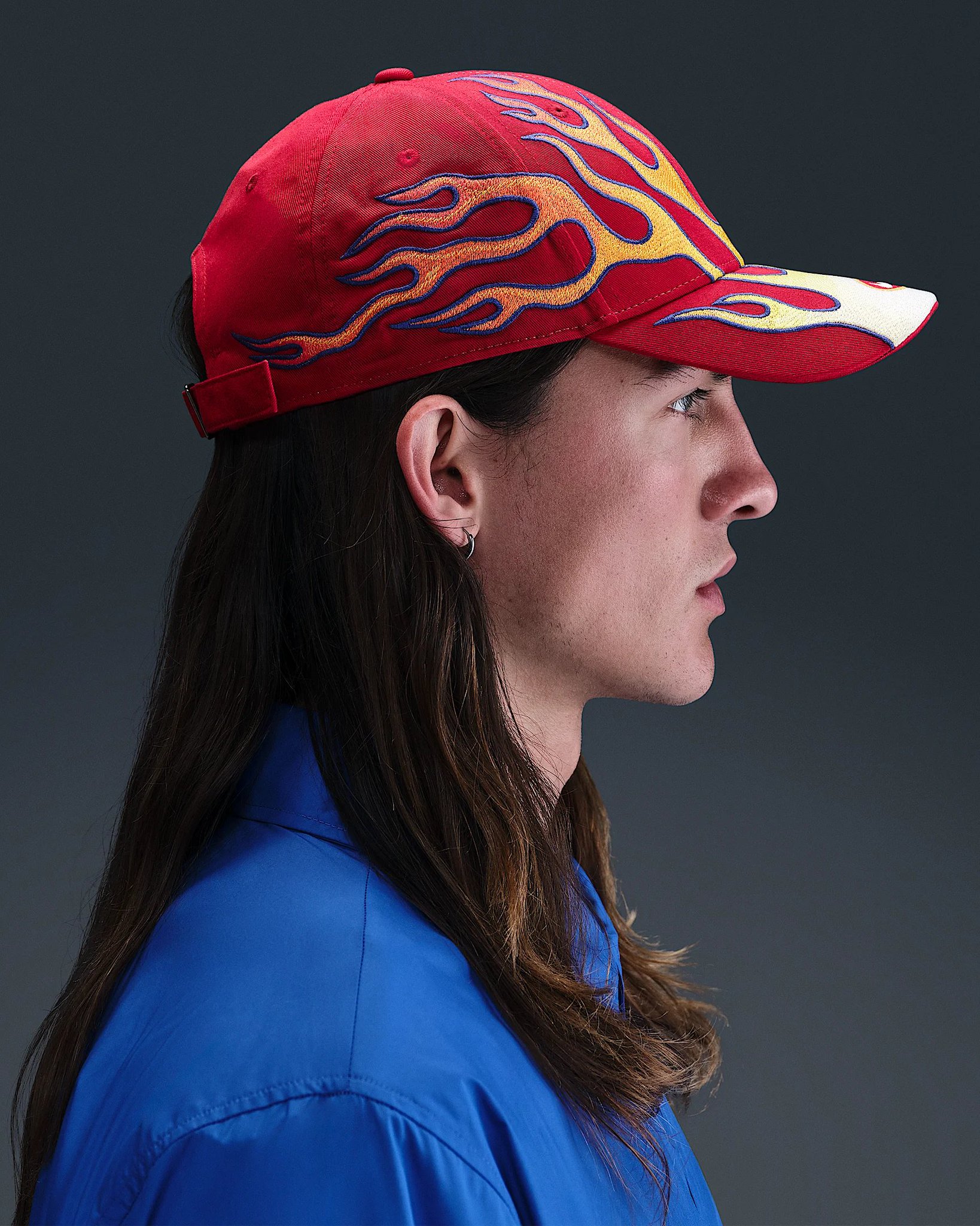 Nike Club Flame Cap Structured OG Flame Cap Size M/L Ready