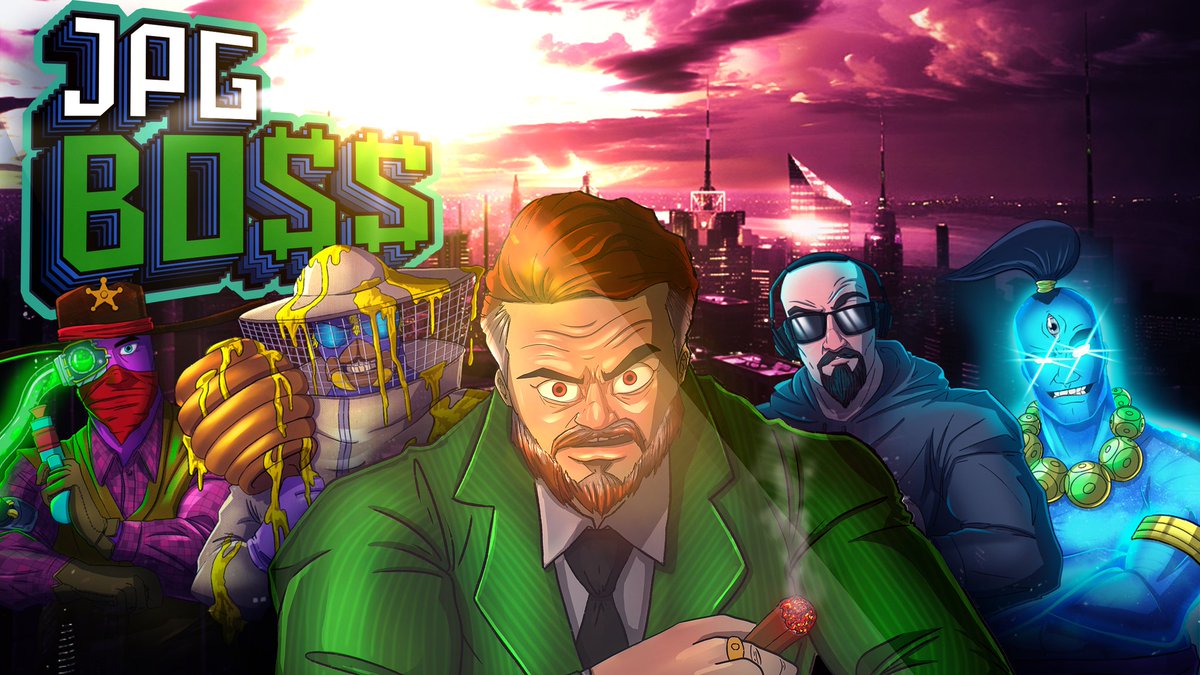 Jpg Boss Mint is live.
99 $ADA
Rewards for Governance Participation.
Community controlled investment wallet.
5 partner traits, with their own Rewards
4 fully customizable 1/1s
7 additional 1/1s 
Access to tokenempire.xyz Proversion including a Noncustodial Trading Bot.