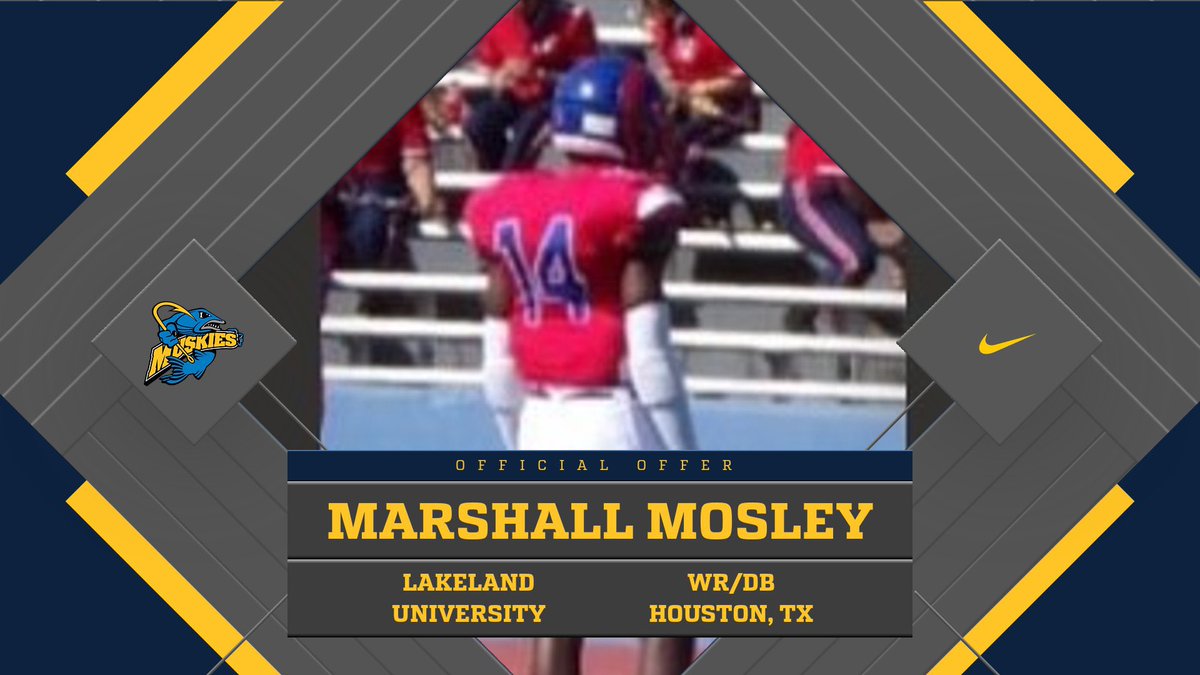 Marshall Mosley (@marsh2025) on Twitter photo #AGTG after a great conversation with <a href="/LUCoachFeest/">Larry Feest</a> I have received my 3rd offer from #LakeLandUniversity #AGTG after a great conversation with <a href="/LUCoachFeest/">Larry Feest</a> I have received my 3rd offer from #LakeLandUniversity