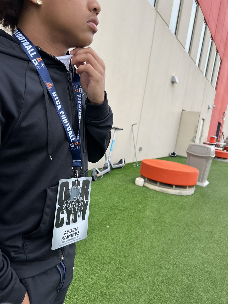 AydenRam14's tweet image. Had a great morning at UTSA&apos;s spring practice today! Thank you to @coachjordan03  @LearnJenna for having me out. @coachsotopop @nicktroyfortune