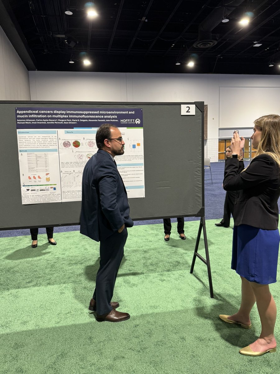 Samantha Seitter (@drseitter) on Twitter photo Behind the scenes: <a href="/CIABoriSurgeon/">Carlos I Ayala-Navarro, MD PhD</a> presenting his work on the immunosuppressed environment in appendiceal cancers here at #SSO2025 <a href="/MoffittNews/">Moffitt Cancer Center</a> Behind the scenes: <a href="/CIABoriSurgeon/">Carlos I Ayala-Navarro, MD PhD</a> presenting his work on the immunosuppressed environment in appendiceal cancers here at #SSO2025 <a href="/MoffittNews/">Moffitt Cancer Center</a>