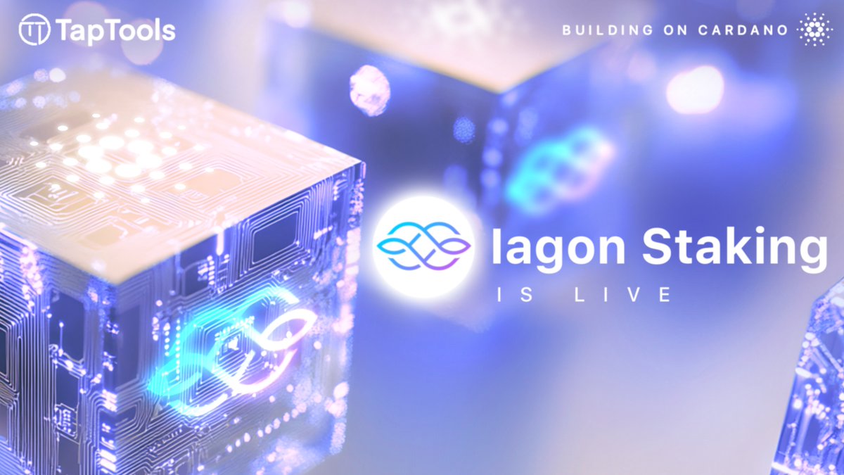 TapTools (@taptools) on Twitter photo Big congrats to <a href="/IagonOfficial/">Iagon π§βππ½</a> on launching $IAG staking. A major milestone for decentralized infrastructure and the growing DePIN movement on Cardano.
medium.com/@TapInWithTapTβ¦ Big congrats to <a href="/IagonOfficial/">Iagon π§βππ½</a> on launching $IAG staking. A major milestone for decentralized infrastructure and the growing DePIN movement on Cardano.
medium.com/@TapInWithTapTβ¦