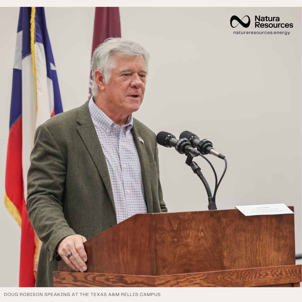 Doug Robison at the Texas A&amp;M RELLIS Campus highlighted the significance of this deployment of the Natura MSR-100 reactor at the RELLIS Campus: "The Natura MSR-100 at the RELLIS Campus will play a crucial role in advancing our clean energy mission."

tinyurl.com/3jf3mpsf