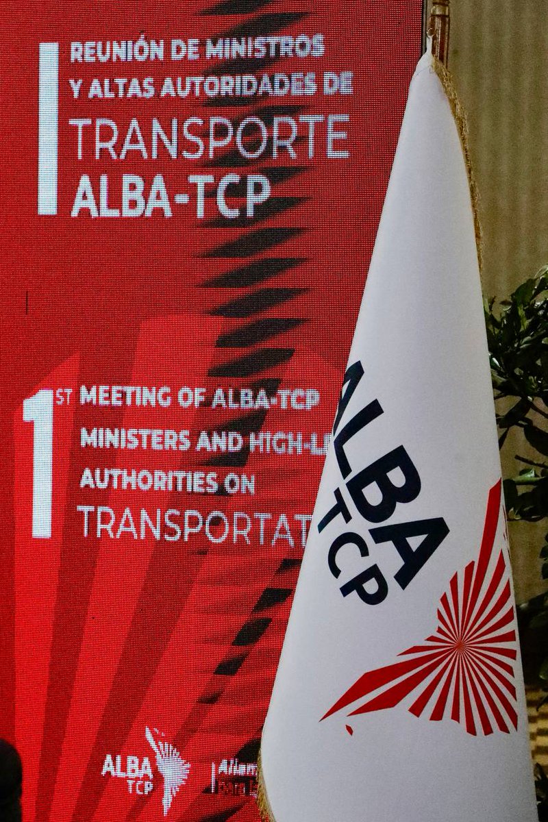 #Ahora | Secretario ejecutivo del ALBA-TCP, <a href="/jaarreaza/">Jorge Arreaza M</a>, durante la I Reunión de Ministros y Altas Autoridades de Transporte del ALBA-TCP:

🗣️"En la Cumbre Extraordinaria de Jefes de Estado (2025) se acordó promover la soberanía y la capacidad propia en cuanto al transporte, para