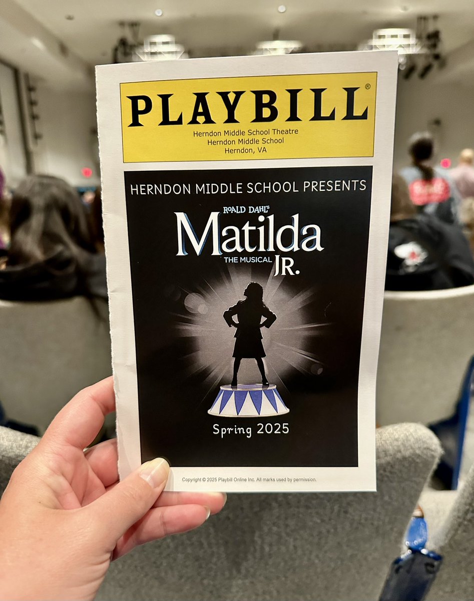 Mrs. Ferrence (@mrsferrence) on Twitter photo Congratulations to everyone involved in <a href="/HerndonMiddle/">Herndon MS</a>’s opening night performance of Matilda Jr!💙 I’m in awe of the dedication, talent, and confidence shown by all⭐️ Congratulations to everyone involved in <a href="/HerndonMiddle/">Herndon MS</a>’s opening night performance of Matilda Jr!💙 I’m in awe of the dedication, talent, and confidence shown by all⭐️