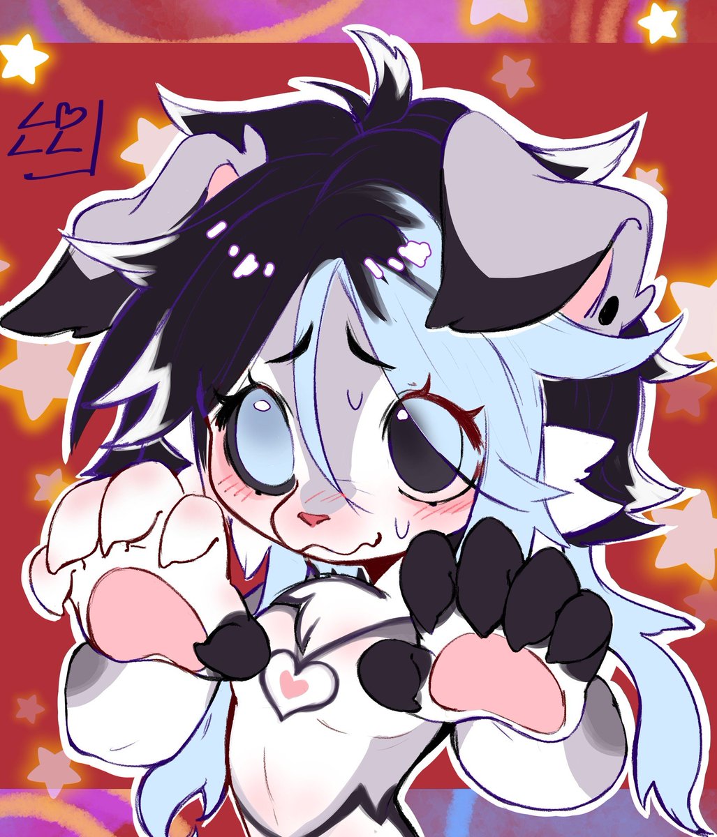 Commission finalized and made to <a href="/GH0STYMI/">✟ Milly ✟ Seeing PTV 2025!</a> !! I loved drawing this cute character of hers!! 🥹✨💕

#art #furry #cute #comission #DigitalArtist #furryart #icon