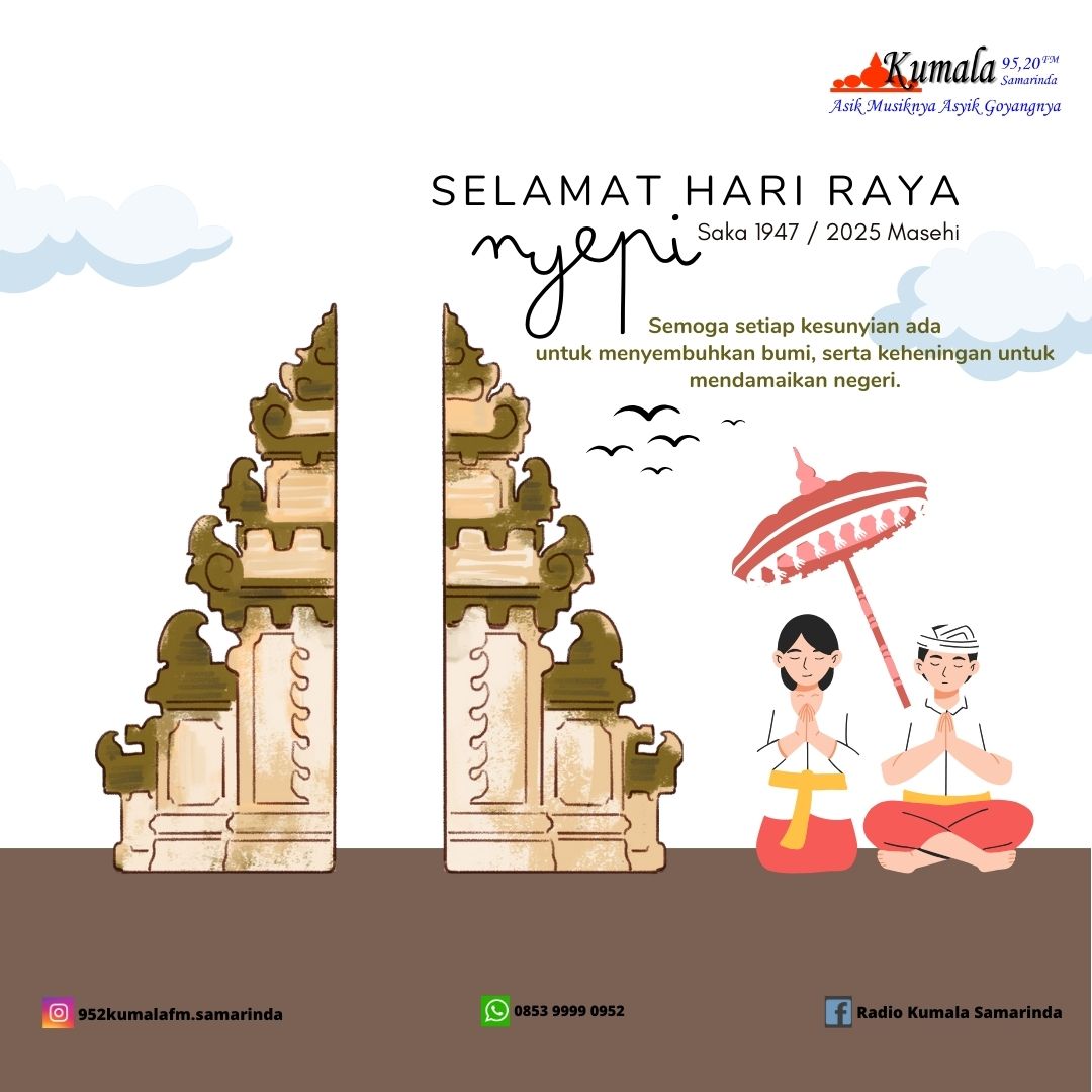 Selamat Hari Raya Nyepi bagi Pecinta kumala yang beragama Hindu...Semoga mendapat kekuatan, kebahagiaan dan kedamaian