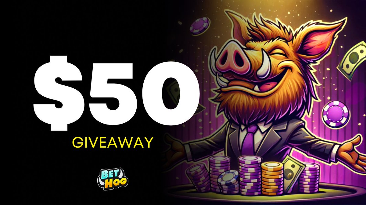 🚨DAILY GIVEAWAY🚨

It’s Friday, so let’s keep it simple…

Drop your BetHog username &amp; we’ll randomly pick one winner to take home $50 💰
