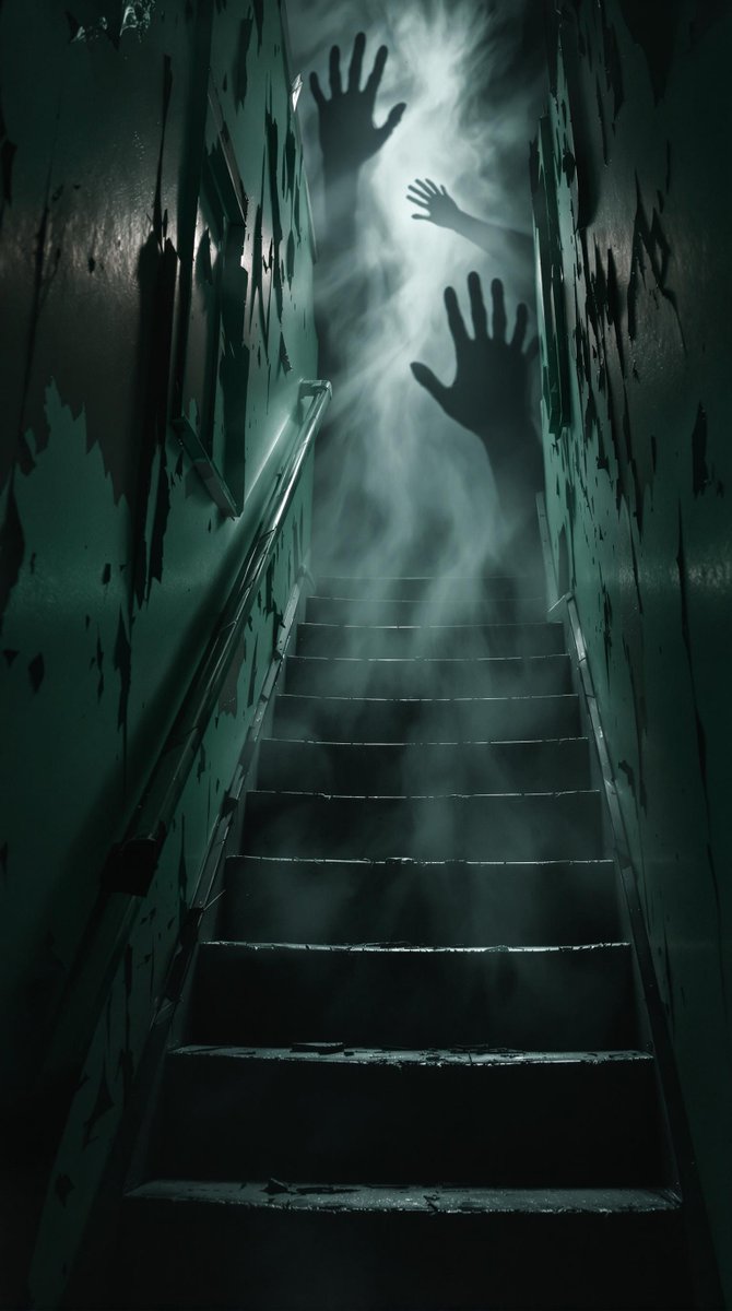 jackpothunter71's tweet photo. The Chelsea’s stairwells are notorious for sudden temperature drops and the feeling of being watched. One former resident claimed she was pushed by an invisible force while descending the stairs. Others report hearing footsteps behind them—only to turn and find no one there. P... https://t.co/ynBd2fQPcq