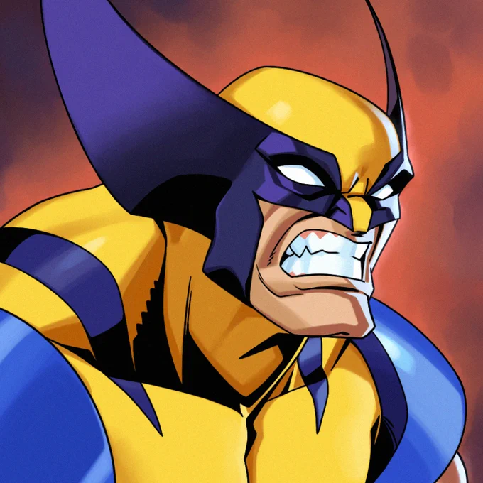 X-Men stuff that I did for a licensed shirt a little while back. 