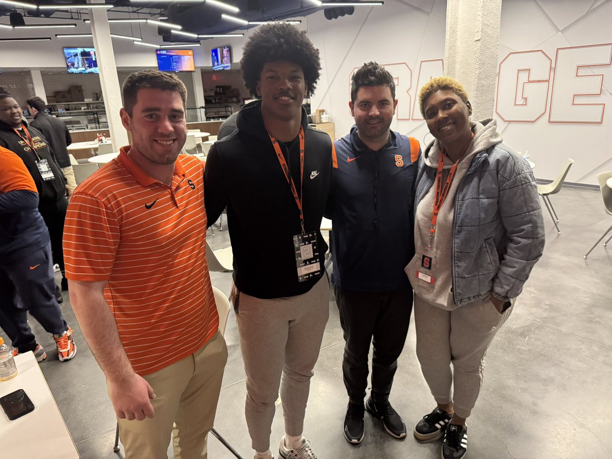 Kingston Seals (@seals2026) on Twitter photo Had an amazing spring practice visit <a href="/CuseFootball/">Syracuse Football</a> today! Thank you <a href="/AlexKellyCuse/">Alex Kelly</a> for the invite and the hospitality! Cannot wait to get back on campus! <a href="/_CoachNicholson/">Alex Nicholson</a> <a href="/ShakerRaidersFB/">Shaker Heights High School Football</a> <a href="/ShakerStrength/">Shaker Strength</a> <a href="/CoachRyanBarry/">Ryan Barry</a> <a href="/FranBrownCuse/">Fran Brown</a>
<a href="/CoachJ_Schaefer/">Joe Schaefer</a> <a href="/Coach_RWright/">Robert Wright</a> <a href="/Bryan_Ault/">Bryan Ault - Midwest Scout</a> Had an amazing spring practice visit <a href="/CuseFootball/">Syracuse Football</a> today! Thank you <a href="/AlexKellyCuse/">Alex Kelly</a> for the invite and the hospitality! Cannot wait to get back on campus! <a href="/_CoachNicholson/">Alex Nicholson</a> <a href="/ShakerRaidersFB/">Shaker Heights High School Football</a> <a href="/ShakerStrength/">Shaker Strength</a> <a href="/CoachRyanBarry/">Ryan Barry</a> <a href="/FranBrownCuse/">Fran Brown</a>
<a href="/CoachJ_Schaefer/">Joe Schaefer</a> <a href="/Coach_RWright/">Robert Wright</a> <a href="/Bryan_Ault/">Bryan Ault - Midwest Scout</a>
