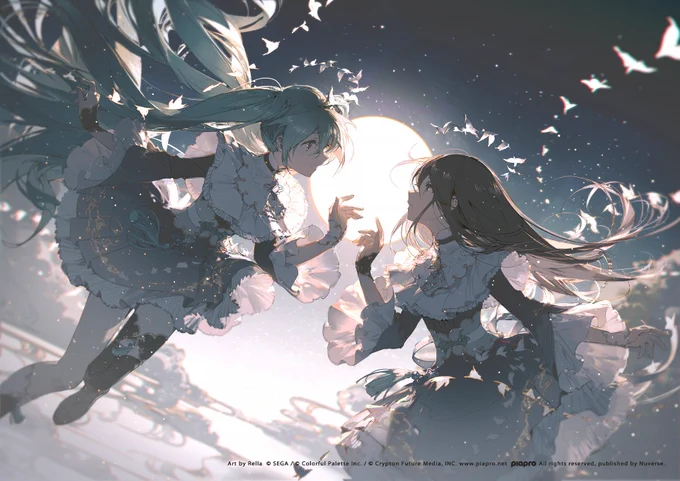 許可いただきましたのでこちらも掲載いたします!一番最初のあのイラストへのリフレインです。あらためてプロセカ簡体字版リリースおめでとうございます 