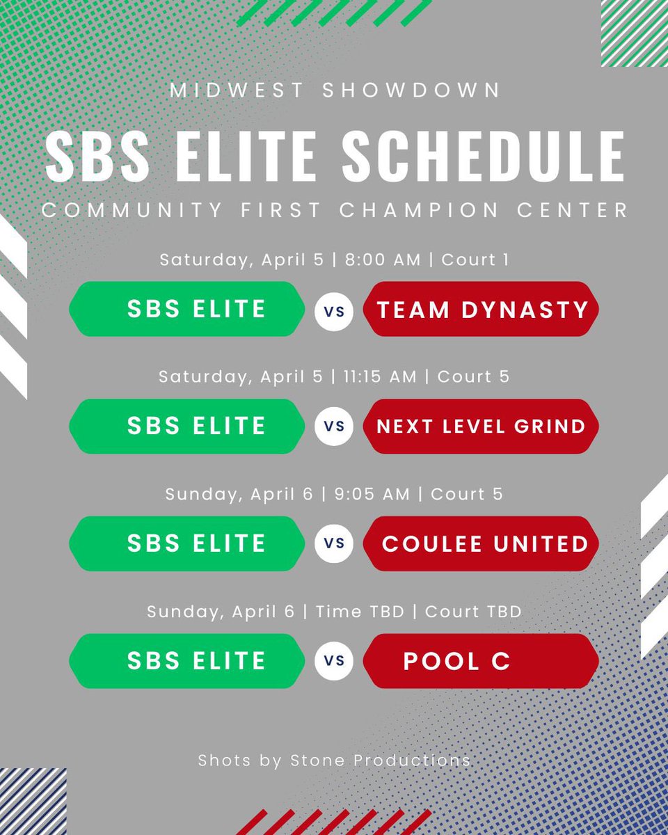 1 WEEK until the kickoff of AAU!