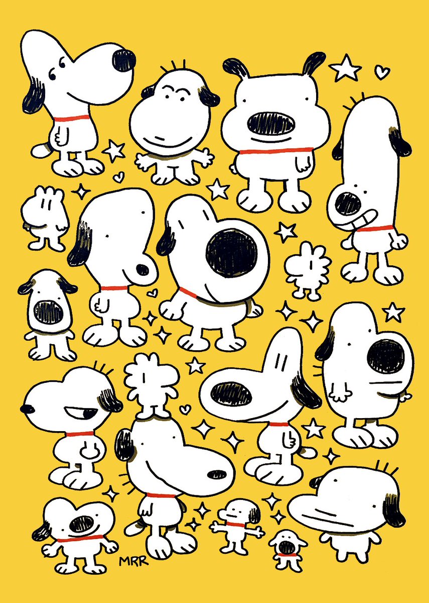 meganroseruiz's tweet image. I drew Snoopy free hand (first image) and then drew him again but sketched it out first (second image.) Which one do you think is more successful?