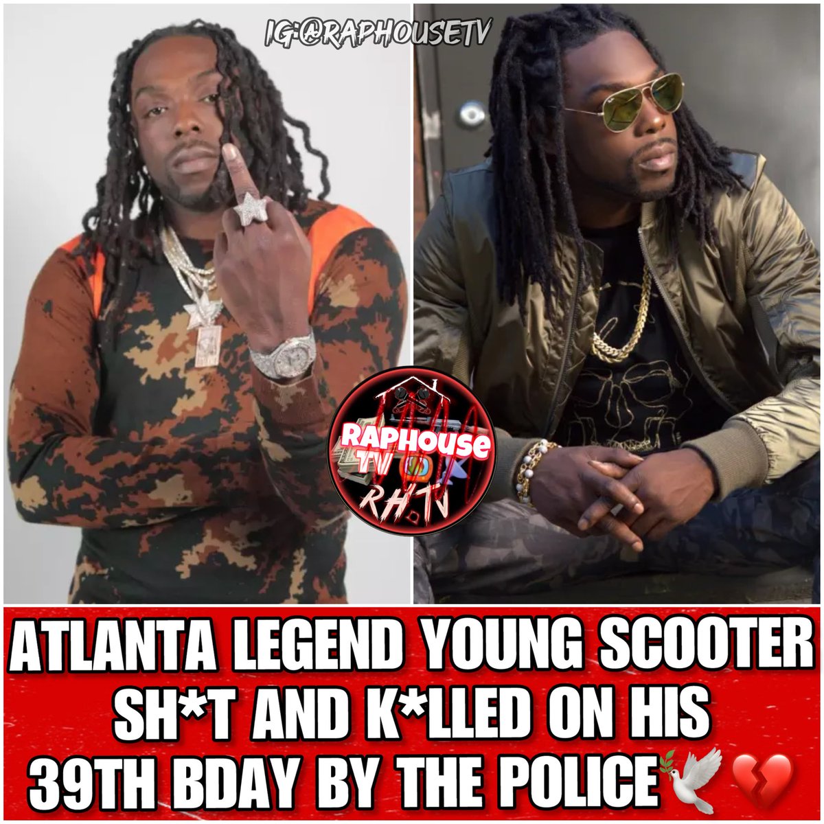 Atlanta Legend Young Scooter Shot And Killed On His 39th Bday By The Police. RIP 🕊️🙏🏾💔