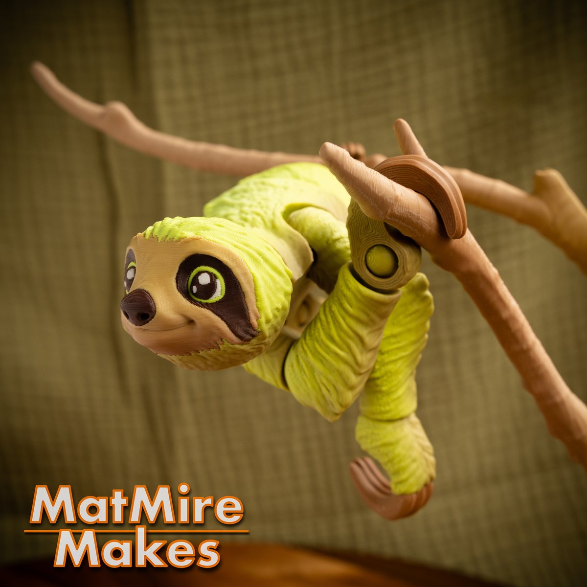 New Sloth STL design!!   Early Release available now for my Patreon and MMF Tribes subscribers.

Coming to <a href="/Cults3D/">Cults.</a> next week at 25% OFF for the first 24 hours!       

matmiremakes.com