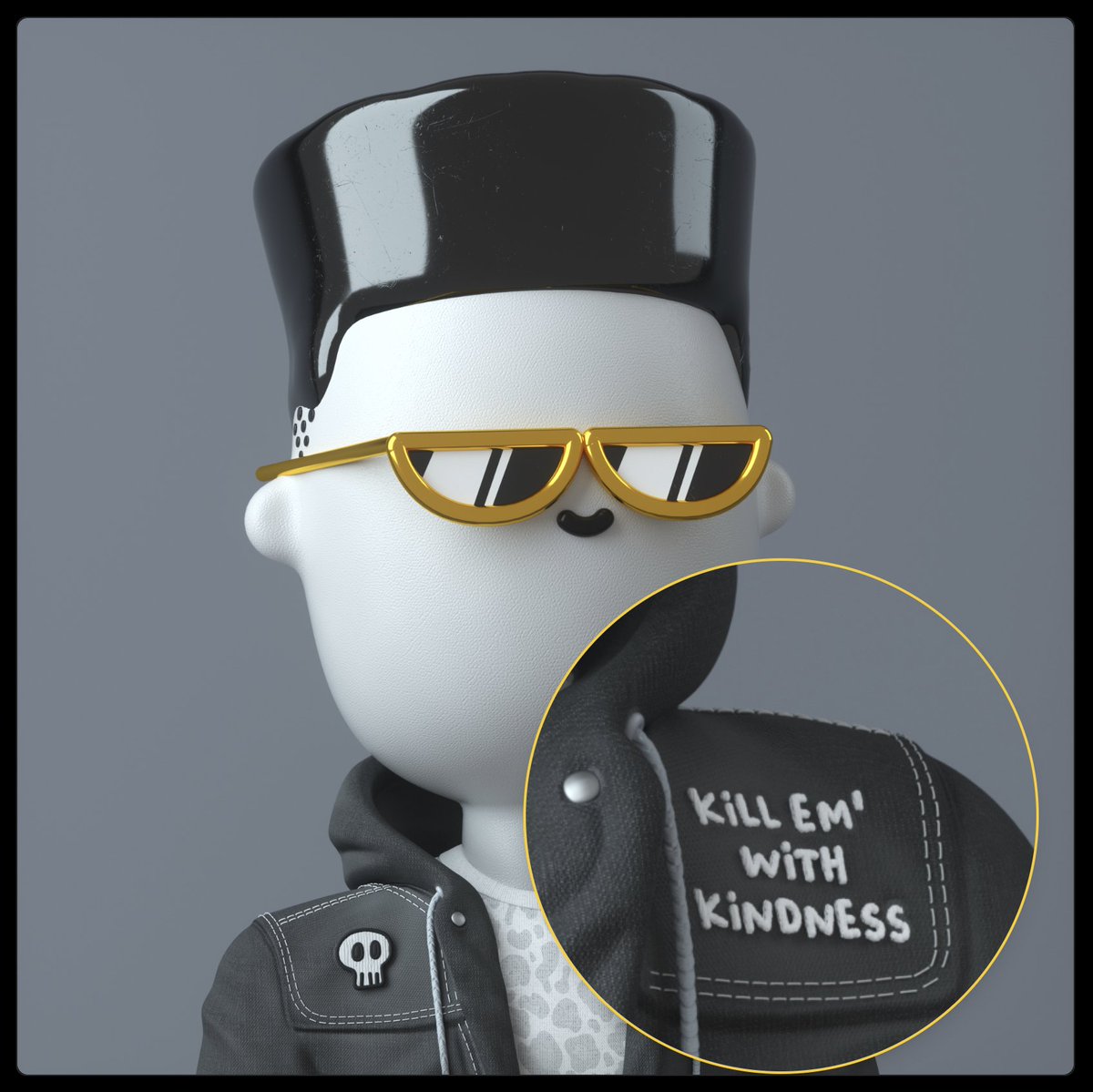 RnGcrYptO's tweet photo. @goodvibesclub Kill em' with kindness 🤙🏾💚 - Still a @Deadfellaz at heart ;)
#GVC x #DFZ 👀 https://t.co/eTWSI3sfOo