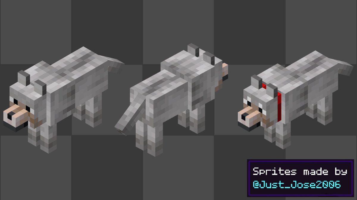 just_jose2006's tweet image. Mob's Tweaks: Wolf Retexture 

Basado en Dennis, el lobo de Steve en La pelicula de Minecraft Pero conservando en su mayoría la estética del lobo original

No puedo estar un día sin trabajar
#Minecraft #MinecraftIdeas #MinecraftMods #PixelArt #PixelArtist #Modding #TexturePack