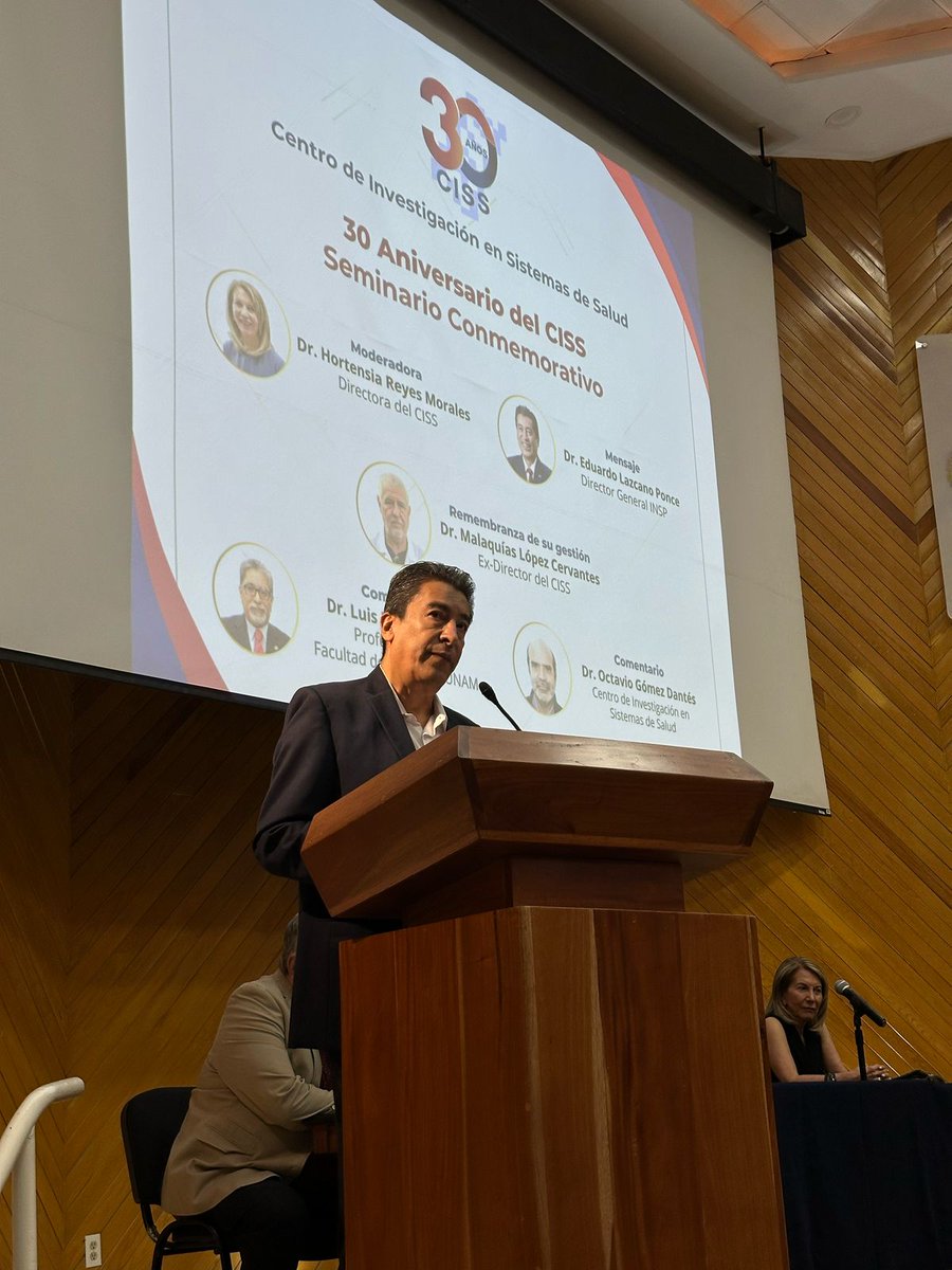 Eduardo Lazcano Ponce (@elazcanoponce) on Twitter photo Hoy tuvimos el 1er seminario por los 30 años del Centro de Investigación en Sistemas de Salud (CISS) del <a href="/inspmx/">INSP México</a>
El INSP tuvo una enorme innovación y visión a futuro al crear el CISS, para abordar un campo de investigación que actualmente es considerado emergente.
¡Enhorabuena! Hoy tuvimos el 1er seminario por los 30 años del Centro de Investigación en Sistemas de Salud (CISS) del <a href="/inspmx/">INSP México</a>
El INSP tuvo una enorme innovación y visión a futuro al crear el CISS, para abordar un campo de investigación que actualmente es considerado emergente.
¡Enhorabuena!