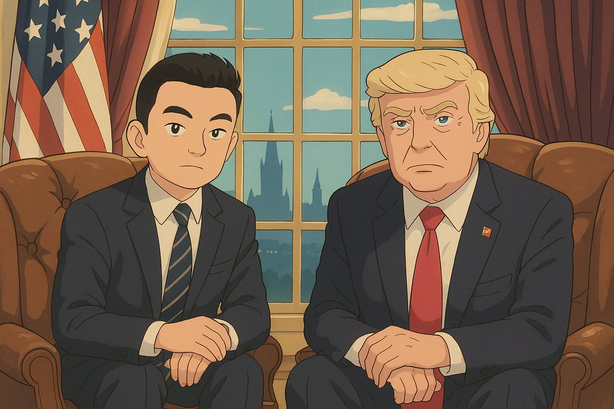 GhibliSunTron's tweet photo. Justin Sun has invested $75 million in World Liberty Financial $WLFI, making him the largest investor in the Trump family-backed cryptocurrency project. Which has reportedly earned Trump and his family over $400 million. #ghiblisun #ghibli #TRON https://t.co/kKYZKWkxzm
