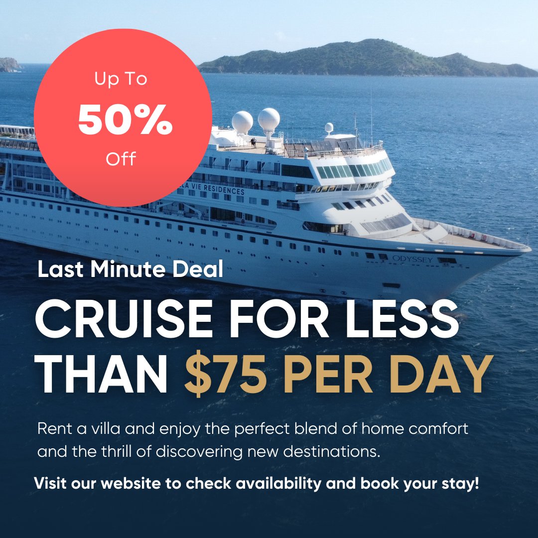 Looking for a getaway that feels like home, but better? Rent a villa and experience comfort, and the thrill of discovering new destinations. Book now on our website and save up to 50%.

Offer ends April 10th. 2025.