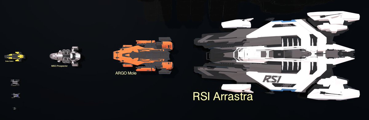 Lundfoci's tweet photo. Star Citizen Mining Ships, Vehicles and Titan Suits
#StarCitizen #StarShip42 #FleetView https://t.co/b1owScIGDF