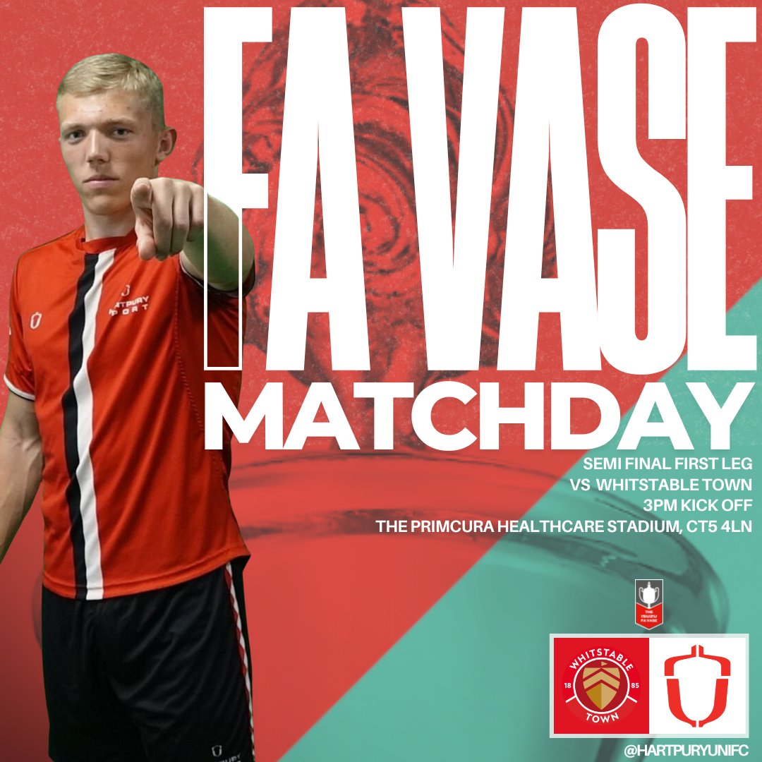 ⚪️ 𝗠𝗔𝗧𝗖𝗛𝘋𝘈𝘠 🔴

The Acorns are in <a href="/thefavase/">TheFavase</a> action this afternoon as we take on <a href="/whitstabletown/">Whitstable Town Football Club</a> in the Semi Final first leg!

There will be updates throughout the day so stay tuned! ⚽️

#hartpury