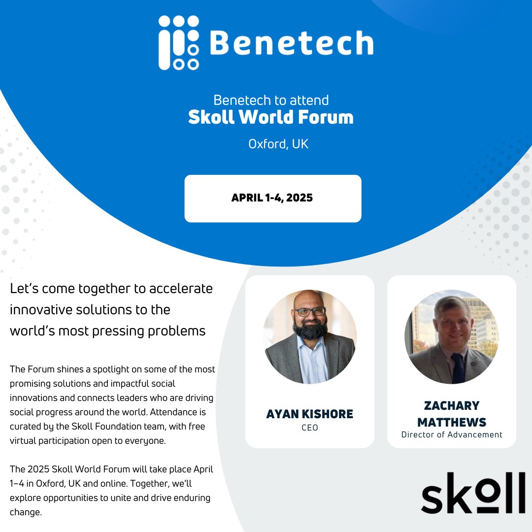 Exciting news! We’re thrilled to connect with leaders, share insights, and explore new ways to advance social impact and accessibility at @skollfoundation world forum. Learn more about more about the event: skoll.org/skoll-world-fo…  #SkollWorldForum2025 #AccessibilityForAll
