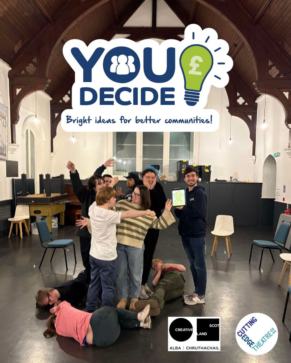 Remember there is still time to vote for Cutting Edge Theatre in Kirkcaldy for our next phase of development! If you stay in or near the area you are eligible to vote! Closes Sunday!!! haveyoursay.fife.gov.uk/communities/ki…
