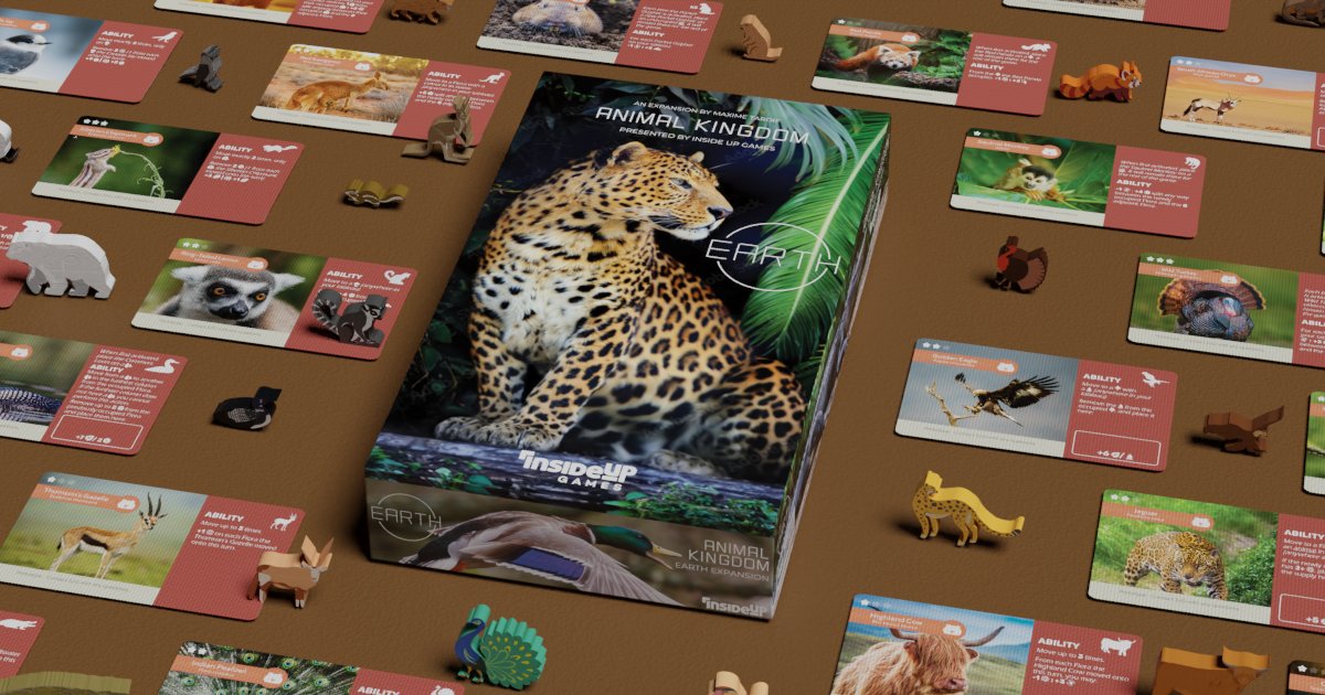 36 animals, big and small, are about to make their Earth debut in the new Animal Kingdom expansion! Each has a unique ability that activates as the animeeple roams your tableau. 🐘

Launching Earth Day! 🌎loom.ly/EnzMWwU