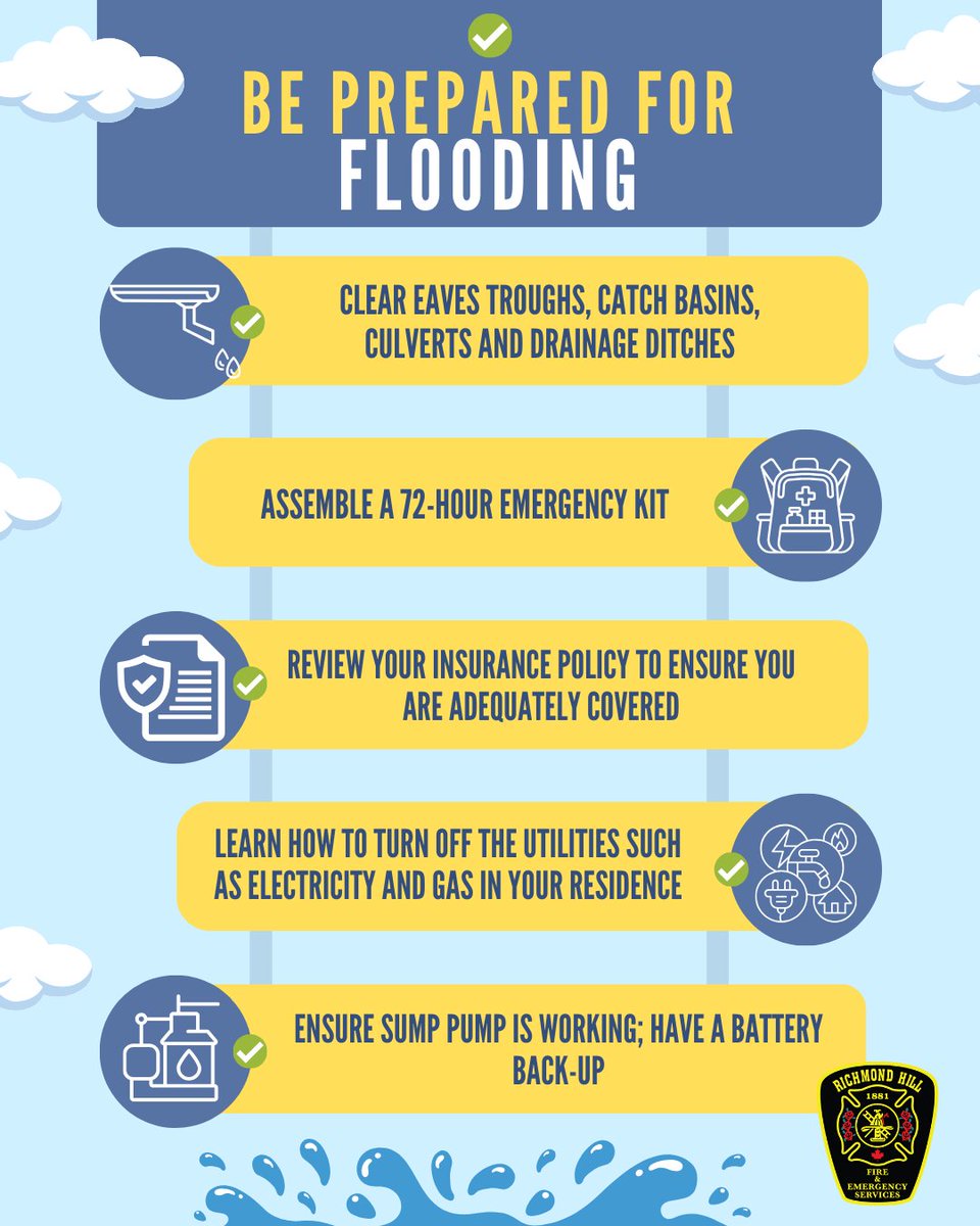 RHFES's tweet photo. @environmentca warns of freezing rain and icy conditions that could lead to hazardous roads and power outages today thru Monday.

Stay safe:
- Avoid unnecessary travel
- Check on vulnerable neighbours
- Keep emergency kits ready
- Prepare for power outages and flooding https://t.co/wEGKDqJlzw