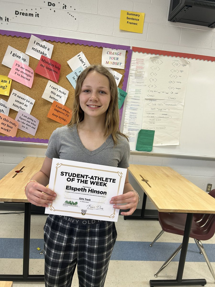 Our Athletes of the week 😊<a href="/ALSBoosters/">AL Stanback Athletic Boosters</a> <a href="/ALSBulldogs/">A.L Stanback Middle</a>