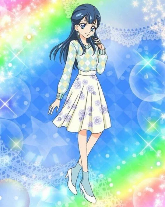 アーガイルブルーのおしゃれさあやちゃん天使過ぎる……!#キュアぱず 