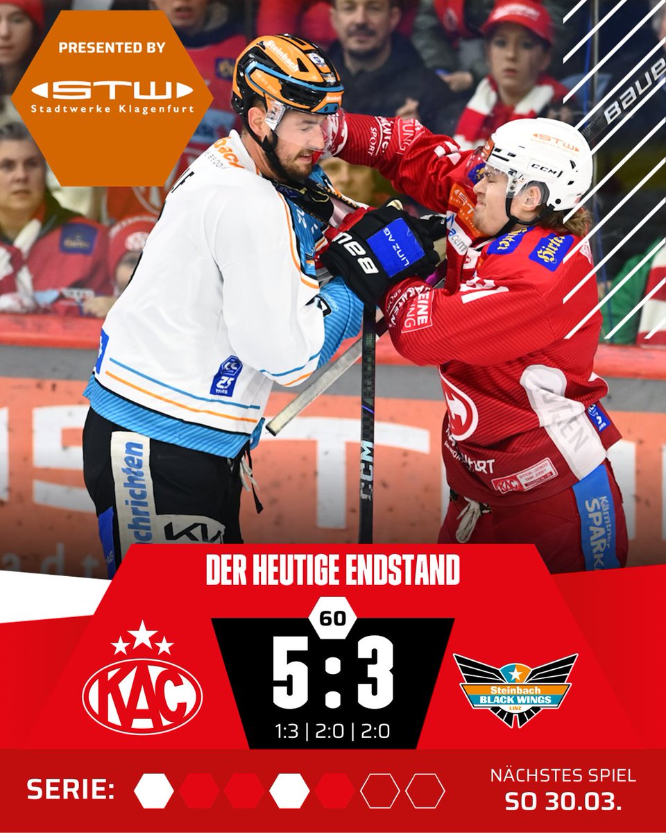 Großes Comeback der #Rotjacken - Halbfinalsieg Nummer drei nach Zwei-Tore-Rückstand! #KACBWL #ICEplayoffs #RocknRoll
