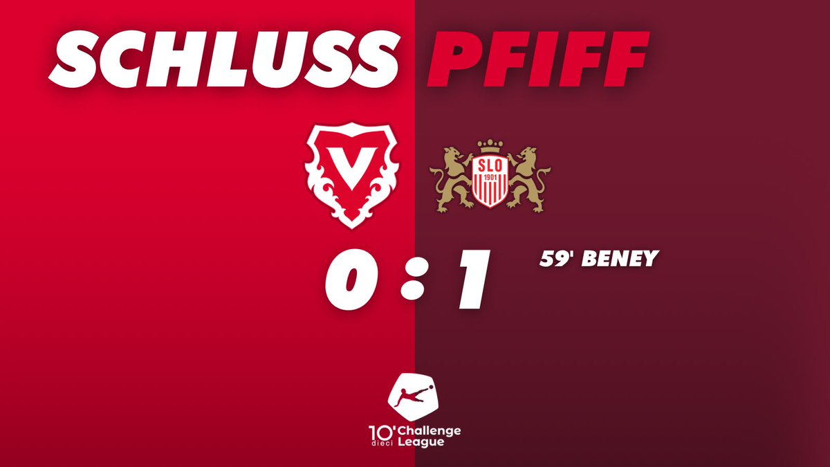 VaduzFC's tweet photo. Schlusspfiff in Vaduz | 0:1
#hoppvadoz #supportFCV #fcvaduz #FCVSLO https://t.co/Q8XtOFP9Tw