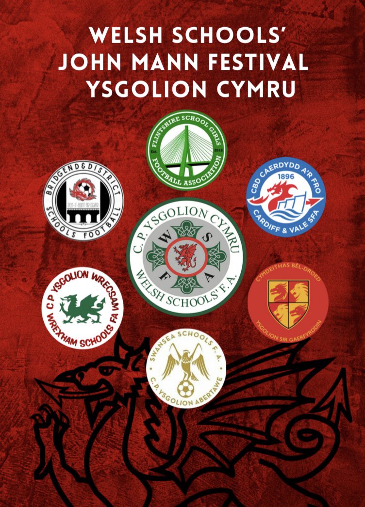 🏴󠁧󠁢󠁷󠁬󠁳󠁿 JOHN MANN FESTIVAL 🏴󠁧󠁢󠁷󠁬󠁳󠁿

We are looking forward to hosting our annual John Mann Festival tomorrow at Ocean Park ⚽️

Good luck to all players, coaches &amp; teams involved❗️

<a href="/SchoolsBridgend/">Bridgend & District Schools FA</a> <a href="/CarmsSFA/">Carmarthenshire SFA</a>  <a href="/WrexhamSFA/">Wrexham Schools F.A.</a> <a href="/CVSFA/">Cardiff & Vale Schools & Colleges FA</a> <a href="/SwanseaSFA/">Swansea Schools F.A.</a> <a href="/FlintGirlsFA/">Flintshire School Girls FA</a>