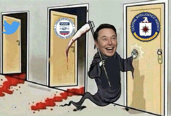 The Trump admin are officially closing the USAID, and their duties will be absorbed by the State Department!

And now Elon is reportedly meeting with CIA Director Ratcliffe on Monday.

Elon took out the USAID, and looks like his next target is… the CIA. 👀

I think this is why