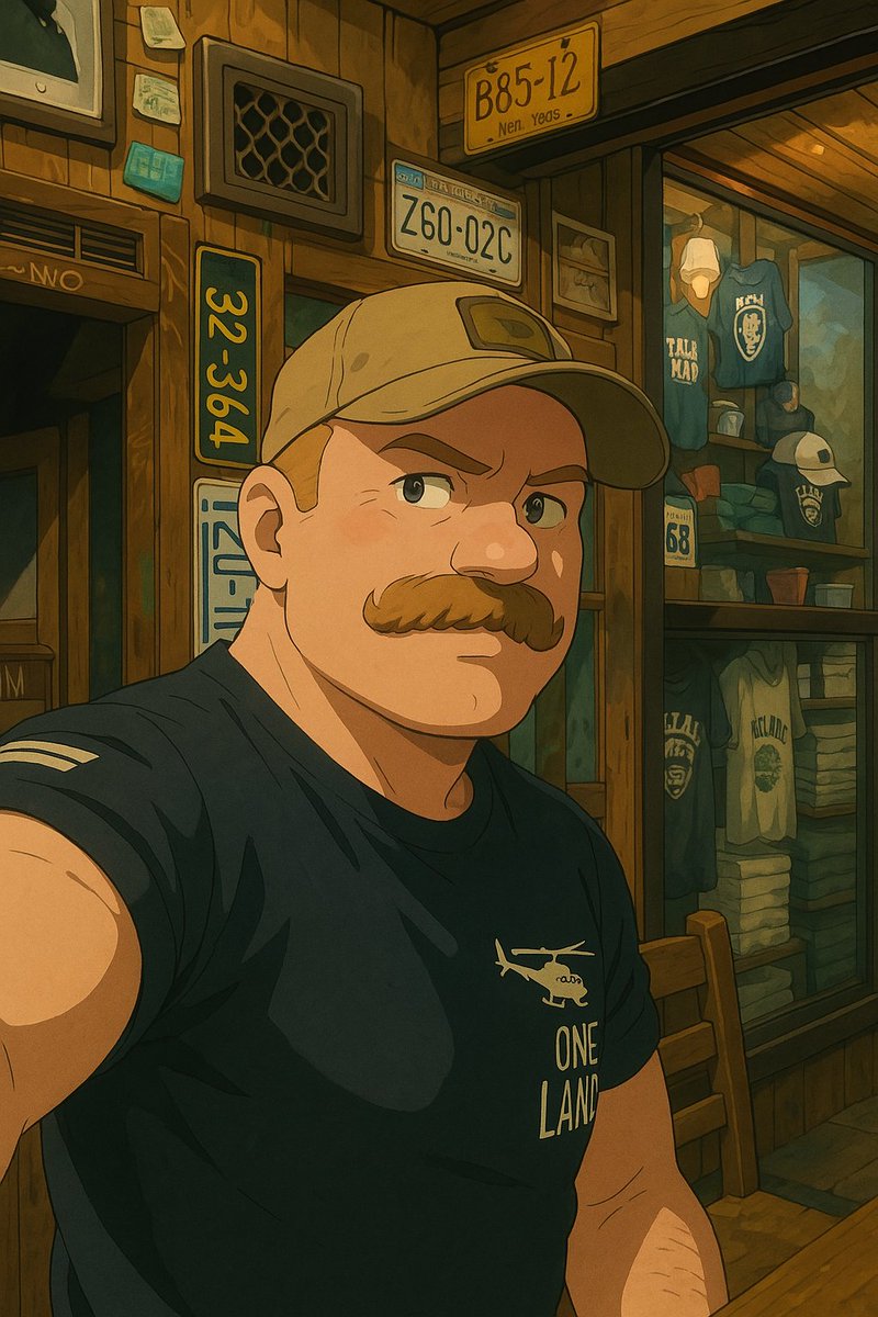 Chat GPT's Ghibli Art - makes my stache look even more porn star-ish than normal