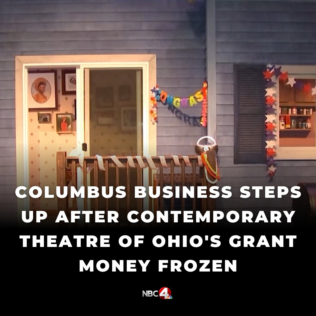 nbc4i's tweet photo. Lindsey expressed she and her business partner were filled with disappointment once they learned the Contemporary Theatre of Ohio's $10,000 grant from the NEA was frozen days before the opening of “Fat Ham,” a show that had been planned for a year. https://t.co/W5RSDgUdhw https://t.co/4PuJumehHZ