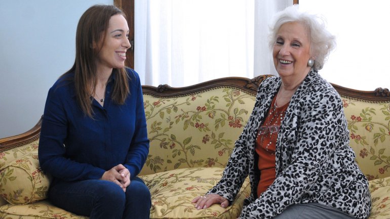 NUNCA OLVIDAR!! Cuando María Eugenia Vidal como gobernadora le ofreció a Estela de Carlotto "ayuda" en la búsqueda de los nietos. Memoria.