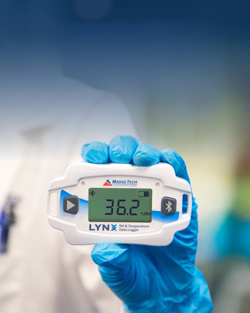 MadgeTech's tweet image. See your data clearly with the LynxPro&apos;s LCD screen and stay updated in real-time with the MadgeTech App via Bluetooth! 📱✨ #MadgeTech #DataLogger #InstantInsights