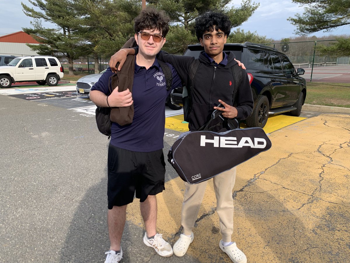 Mr. Miller 🇺🇦 (@freeholdhs) on Twitter photo The 🎾Colonials fell to the Lacey Lions 3-2. Strong day for the doubles teams. Delgado / Duggineni & Yung / Balestrieri with wins! <a href="/FBHSathletics/">Freehold Athletics</a> The 🎾Colonials fell to the Lacey Lions 3-2. Strong day for the doubles teams. Delgado / Duggineni & Yung / Balestrieri with wins! <a href="/FBHSathletics/">Freehold Athletics</a>