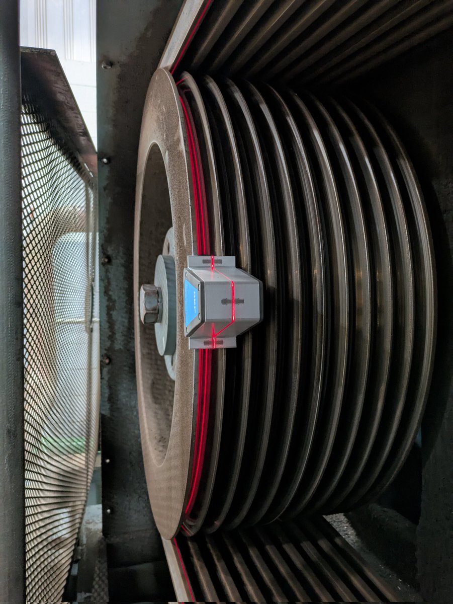 I have a new tool for belt alignment for the big compressors.  It's a frickin "laser beam"!