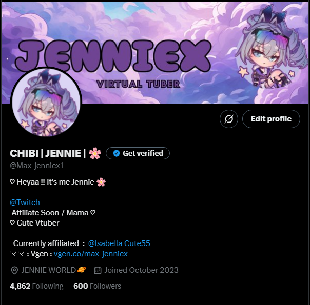 ✨ 600 FOLLOWERS ON X! ✨

We did it! 🎊 I can't believe we’ve reached 600 followers—this means so much to me! Thank you all for your support, kindness, and for sticking around on this journey. 💖

To celebrate, I might have something special coming soon! 👀 Stay tuned~

#Vtuber
