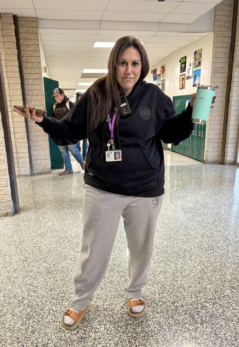 Sarah Ryley (@ap_ryley_chs) on Twitter photo Staff had fun on the last day by all dressing as the high school students 🤣. Who doesn’t love an excuse to wear sweats to work?! It was fun connecting with the students - they caught on quick and had a good laugh! <a href="/CatoctinHS/">Catoctin High School</a> Staff had fun on the last day by all dressing as the high school students 🤣. Who doesn’t love an excuse to wear sweats to work?! It was fun connecting with the students - they caught on quick and had a good laugh! <a href="/CatoctinHS/">Catoctin High School</a>