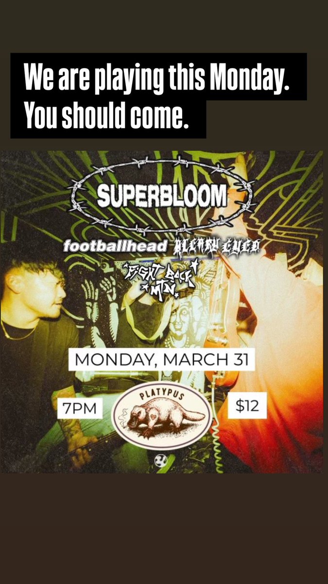 Monday night rock!!