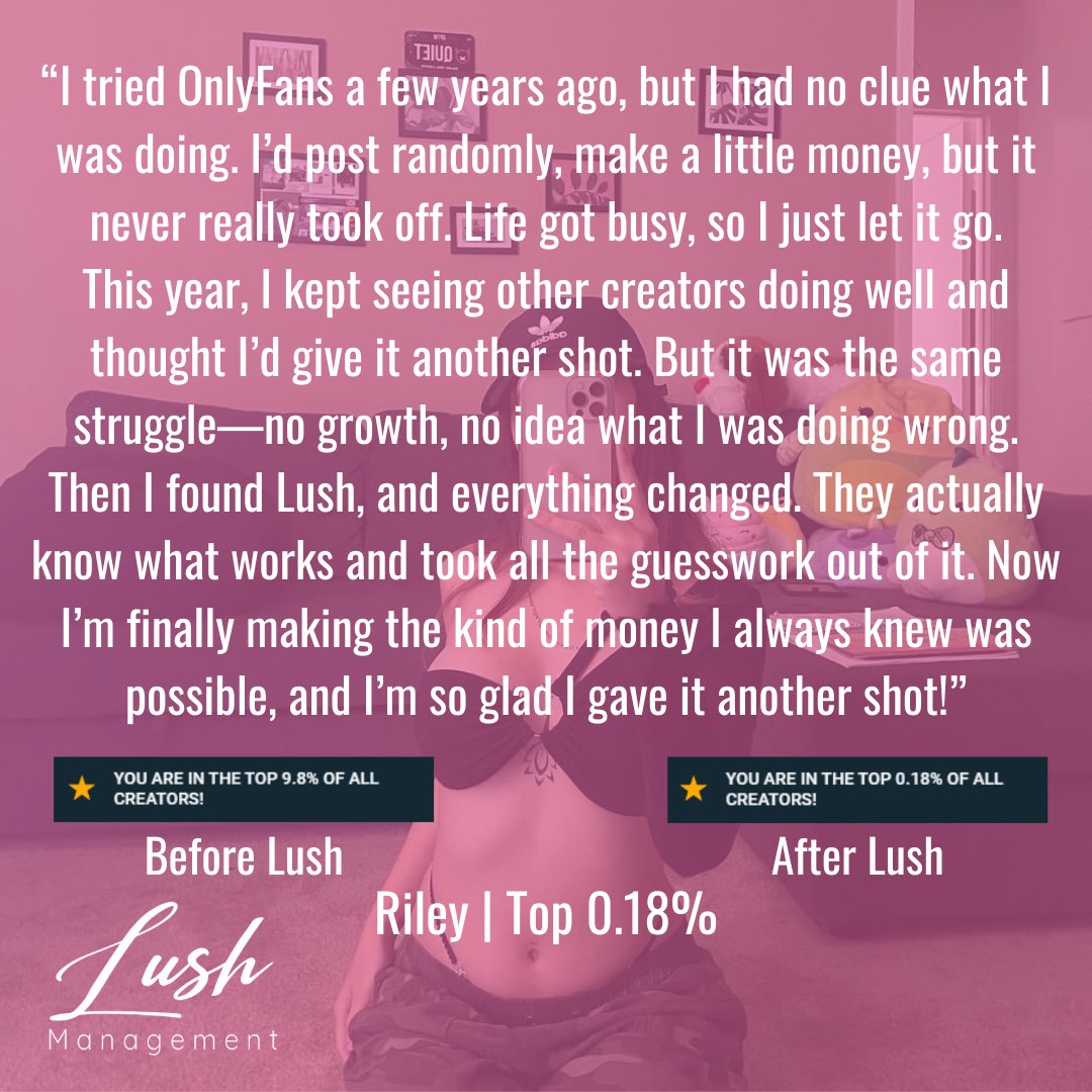 lush_mgmt's tweet photo. A kind message from Riley🫶

Follow us for more💗

Click the link in our bio to apply to work with us☝️
#onlyfans #onlyfansagency #onlyfansmanagement #onlyfansmanagementagency https://t.co/ePTJc4D7Ww